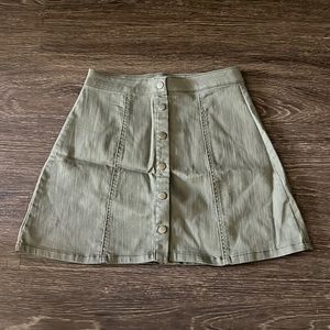 Blue Rein Snap Front Skirt